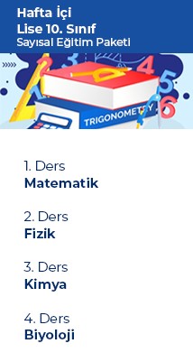 10.sınıf- Lise Sayısal Eğitim Paketi DKHS-LSEP-10-2021