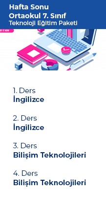7.sınıf- Ortaokul Teknoloji Eğitim Paketi-HS DKSS-OTEKP-7-2021WK